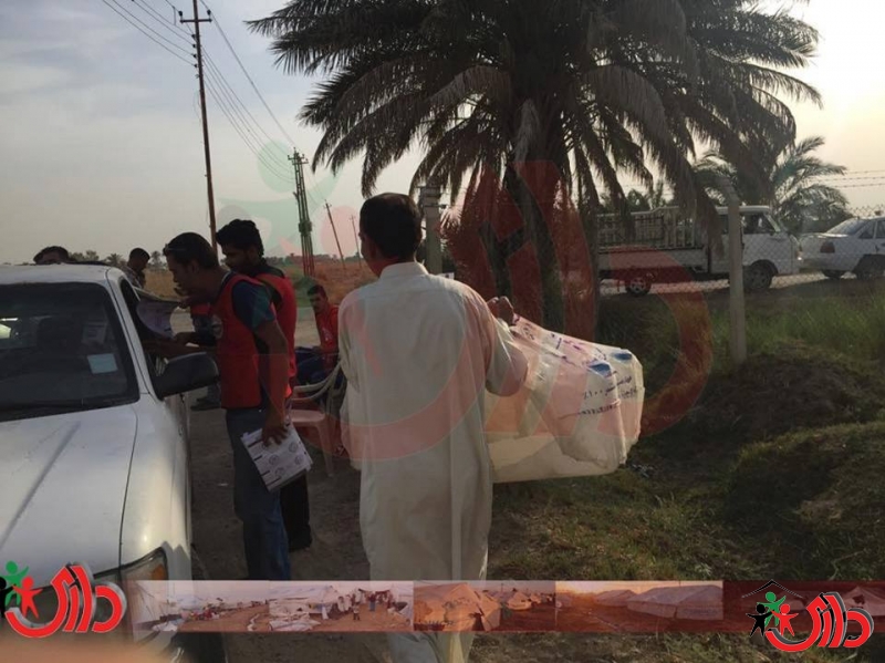 منظمة داري توزع 1200 غالون للعوائل لتعقيم المياه والحد من الكوليرا